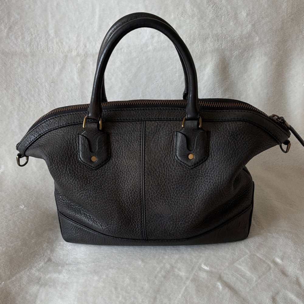 Madewell Black Leather Satchel